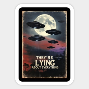 New Jersey Drone UFO Alien UAP Sticker